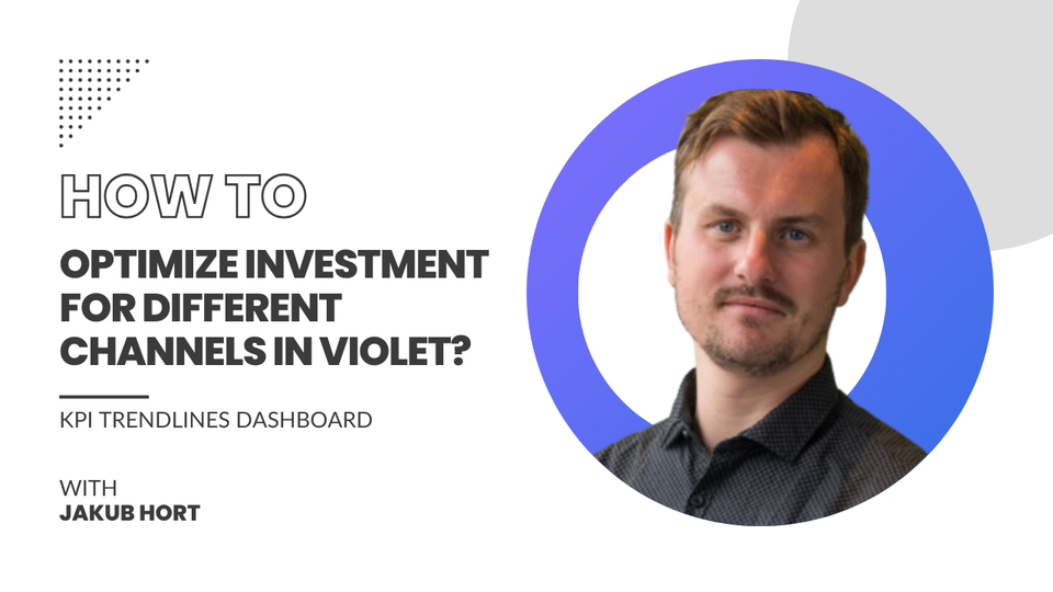 How to Optimize Investment for different channels in Violet?